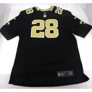 New Orleans Saints Jersey Mens M On Field Nike NFL Mark Ingram #28 Black